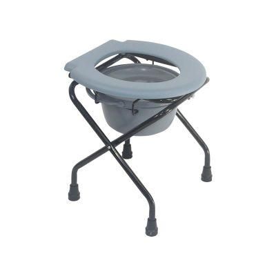 Lightweight Foldable Chair Shower Commode Toilet for The Disabled