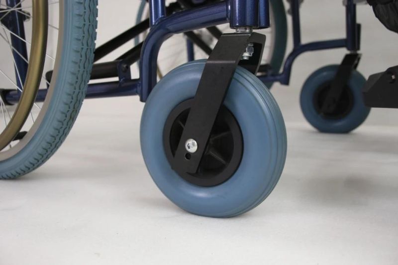 Durable and Simple Manual Folding Rehabilitation Wheelchair for The Elderly