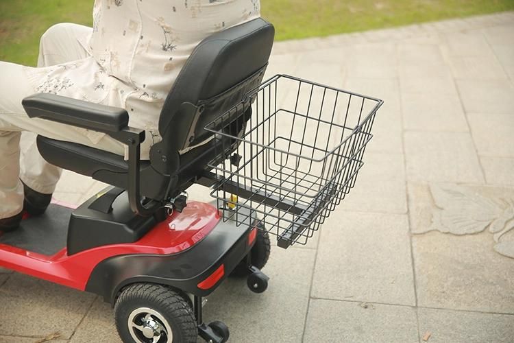 Topmedi High Strengh Aluminum Reclining Foldable Electirc Wheelchair for Handicapped