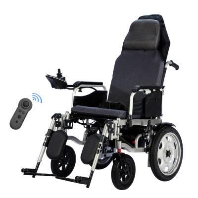 Easy to Move Can Lie Down Lightweight Foldable Electric Power Wheelchairs