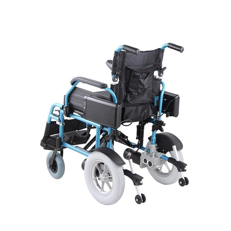 Topmedi Medical Equipment Lithium Battery Aluminum Electric Power Wheelchair