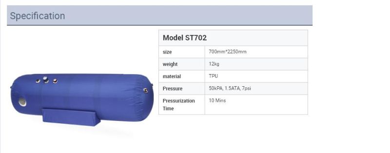 Macy-Pan Oxygen Capsule Hbot Medical Hyperbaric Chamber