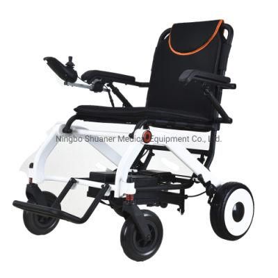 New Medical Equipment Foldable Electric Wheelchair Aluminum Lightweight Power Wheel Chair