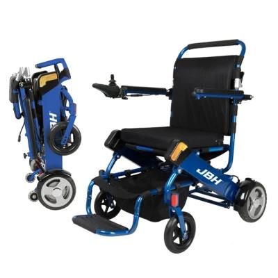 CE Approved Elderly and Disabled Easy Operation Lightweight Folding Power Wheelchair