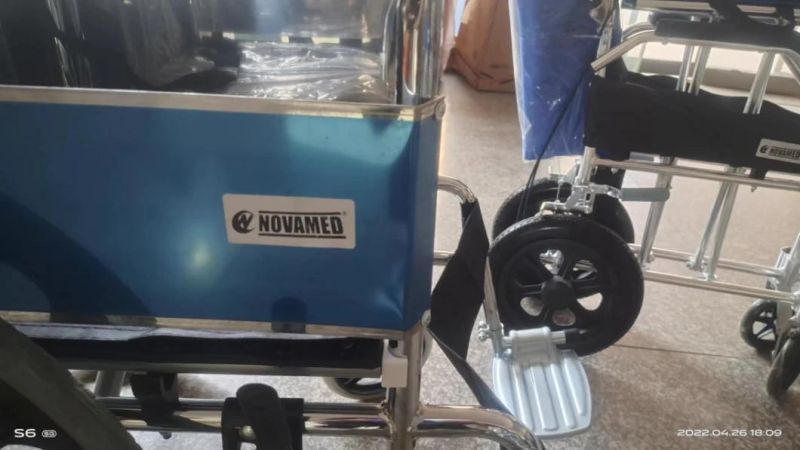 Detachable Full Arms and Elevating Leg Rest Wheelchair