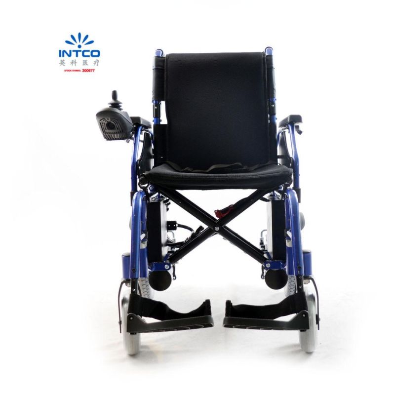 Aluminum Easy Folding Electric Wheelchair with Two Batteries