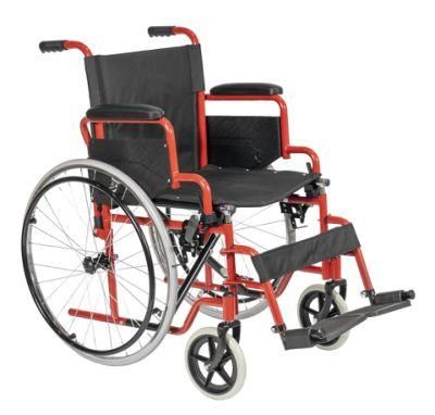 Steel Frame Newest Folding Wheelchair with CE Certificate