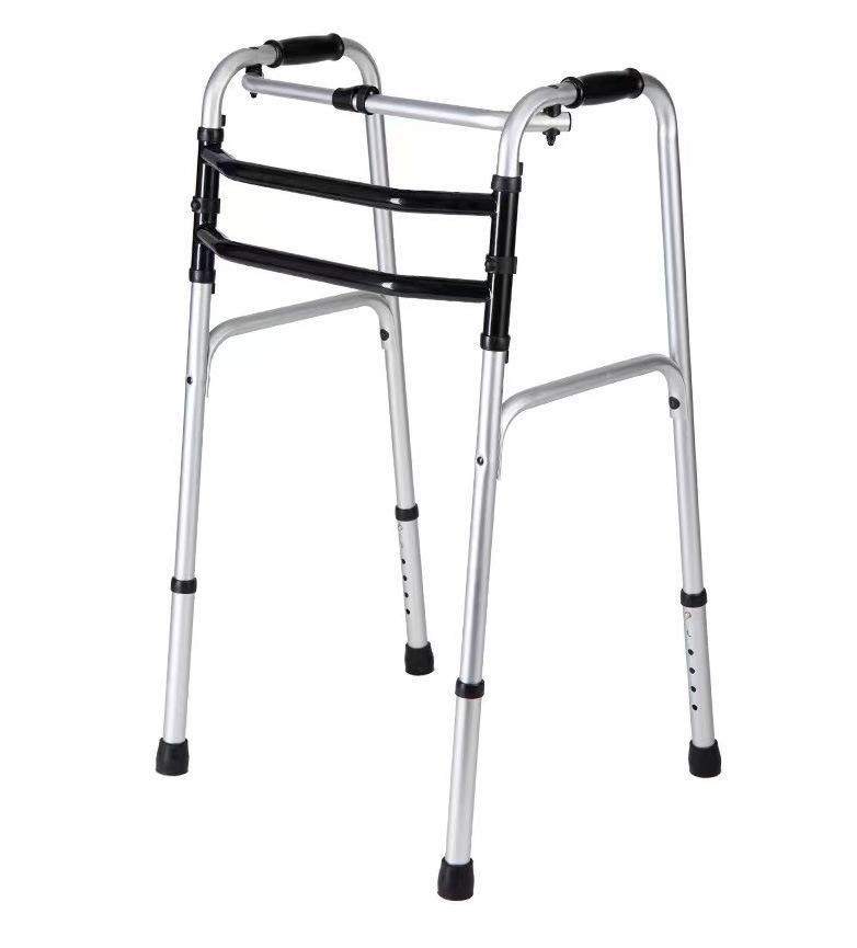 Rollator Walker Lightweight Aduminum Adult Singe Button Folding Walker