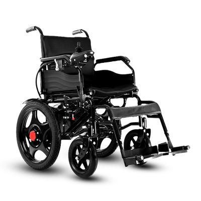Steel Non-Tilted Topmedi China Wheel Chair Electric Wheelchair OEM Tew002