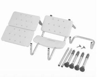 Commode Chair - Aluminum Portable Bath Transfer Bench/ Shower Chair