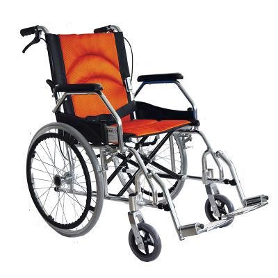 Good Quality Low Price Manual Folding Disabled Wheel Chair for Elderly