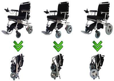 High Quality Portable Power Wheelchair with 8&quot;/10&quot;/12&quot; Brushless Motors
