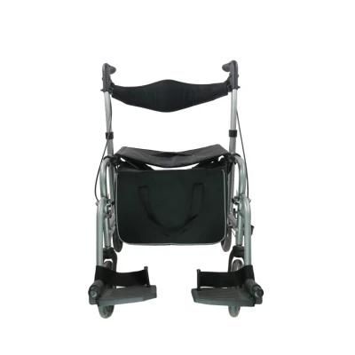 Disabled Medical Aids Mobility Shopping Cart Aluminum Foldable Walkers Rollators