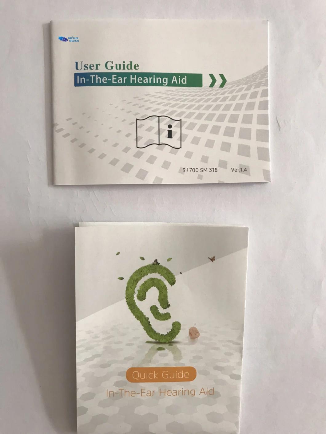 2022 Hard Hearing Aid Storage Box Case Portable Protective ABS Packaging Hearing Aids