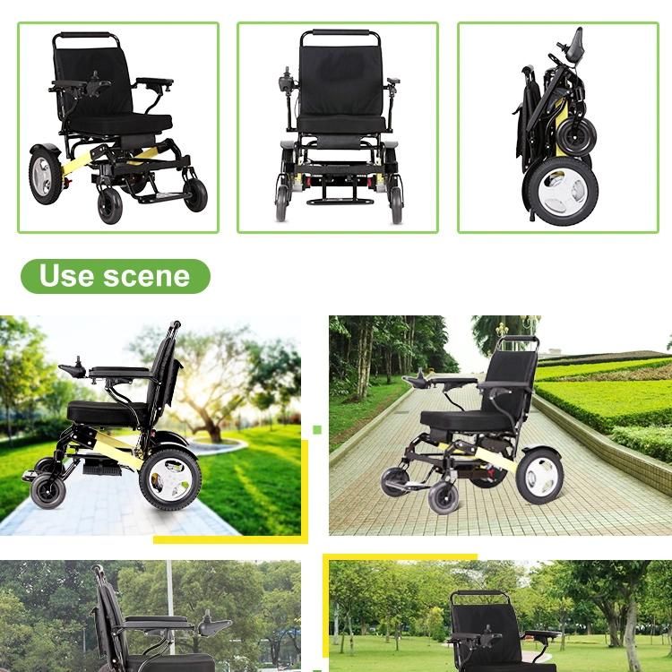 Very Lightweight Folding Electric Li-ion Wheelchair for Cerebral Palsy