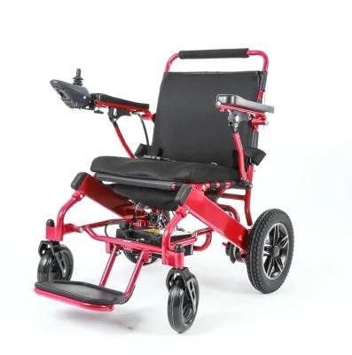 Lightweight Wheelchair Folding Power Remote Control Electric Wheelchair