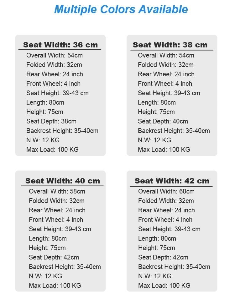 Big Wheel aluminium Manual Folding Wheelchair