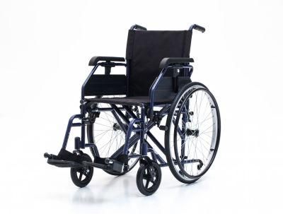 Steel Manual, Height Adjustable Armrest, Wheelchair, for Elderly People (YJ-028)