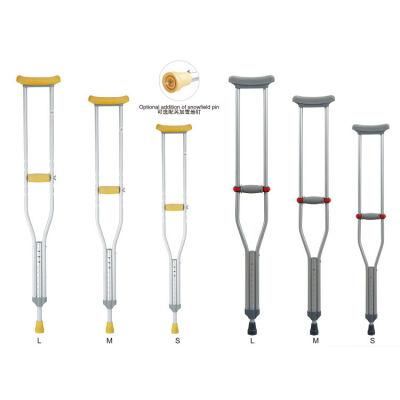 Telescopic Crutch Aluminum Antiskid Walking Aid for Elderly