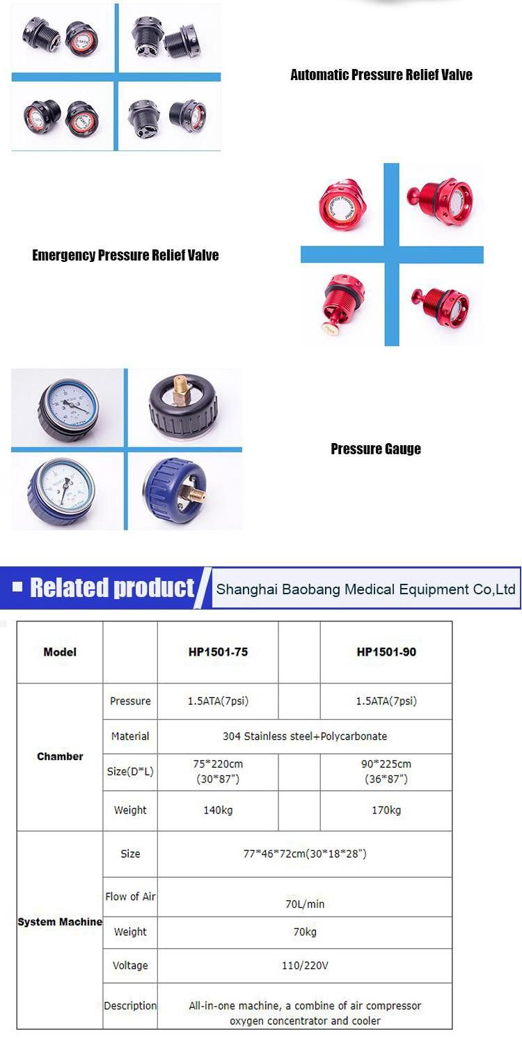 HP1501 1.5ATA Hyperbaric Oxygen Chamber Wholesale Price