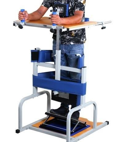 Adult Walking Aid Training Standing Frame with Wheels Walker