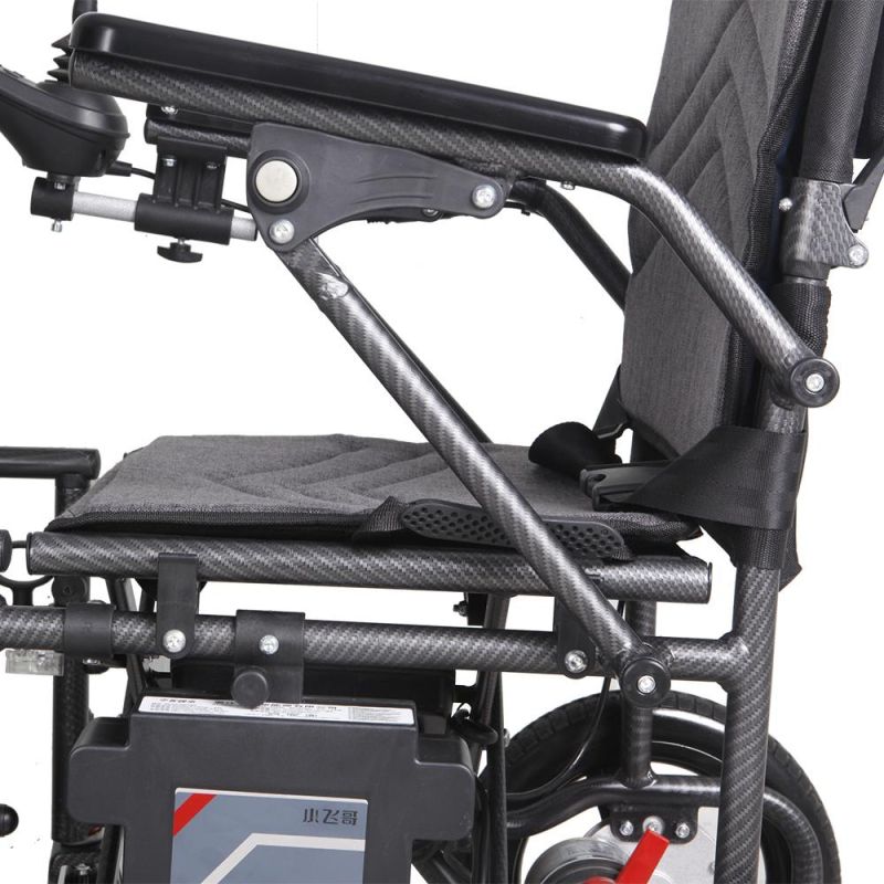Lightweight Portable Carbon Fiber Folding Electric Wheelchair for Disabled