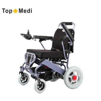 Tew007D Hot Sale Lightweight Handicapped Foldable Lightweight Electric Power Wheelchair