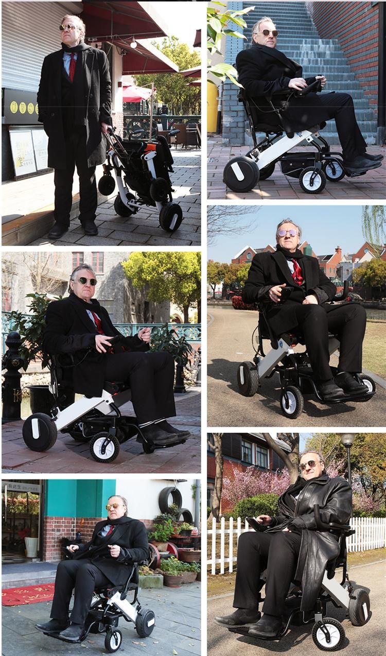 Easy Taking Foldable Light Electric Automatic Wheelchair