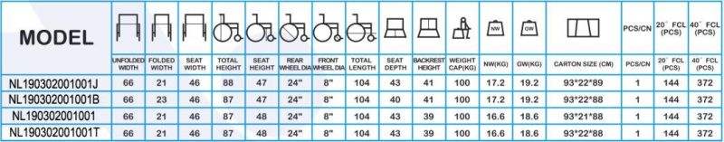 Competitive Price Steel Travel Manual ISO Foldable Hospital Wheelchair