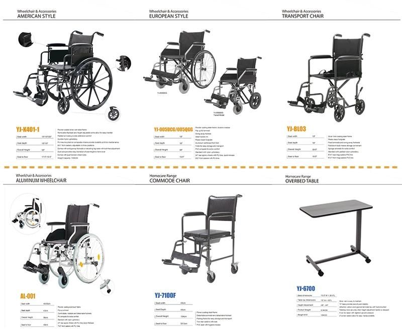 Drive Medical Blue Streak Wheelchair with Flip Back Detachable