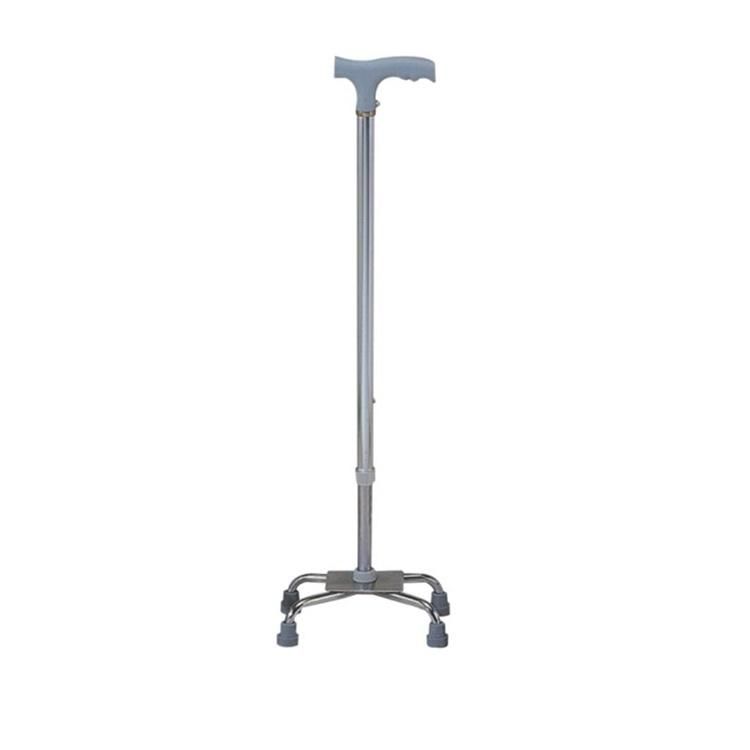 Fixed Lightweight Aluminium Folding 4 Legs Walking Stick for Older People