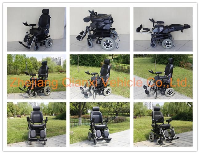 Deluxe Invalid Electric Wheelchair with Ce Certification