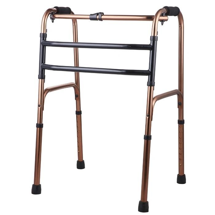 Rollator Walker Adult Single Button Alunminum Walker Frame