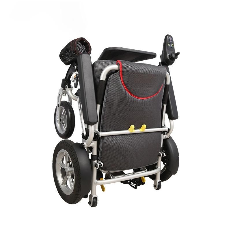 Handicapped Automatic Electric Folding Power Wheelchair with Joystick Controller