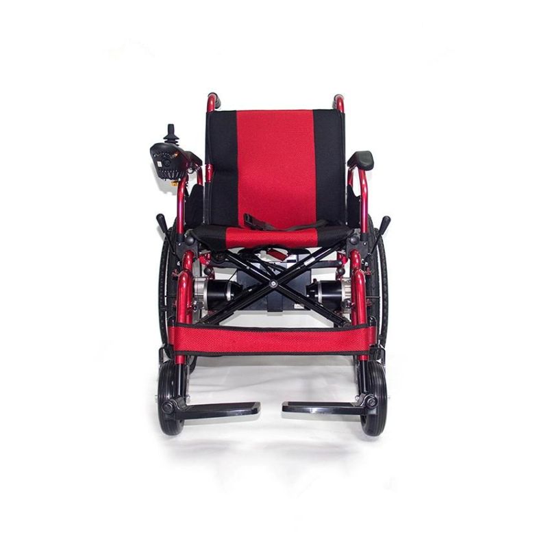 CE Aluminum 24V 250W Motor Portable Folding Electric Wheelchair for Elderly