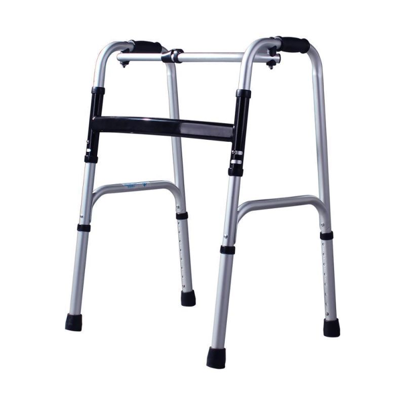 Hot Sales Folding Adjustable Aluminum Medical Walker Stick for Elderly