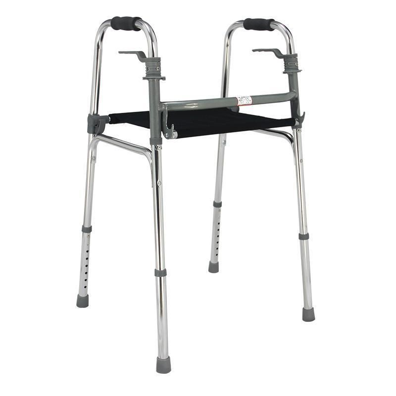 Hospital Standing Rehabilitation Aluminum Lightweight Foldable Walking Frame Mobility Walking Walker