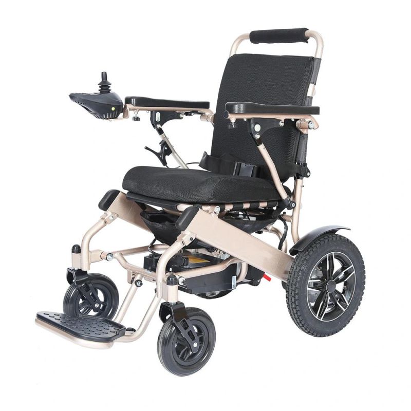 Disabled Equipment Lightweight Motorized Power Folding Electric Wheelchair for Adult