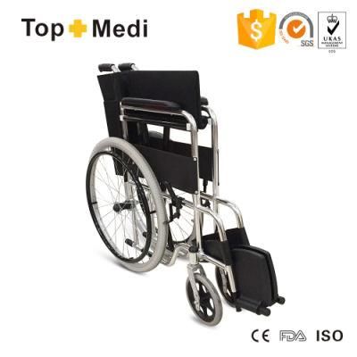Topmedi Rehabilitation Therapy Manual Aluminum Wheelchair Taw809