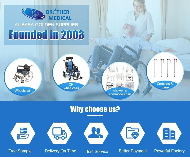 China High Quality Good Price Hospital Manual Lightweight Wheelchair