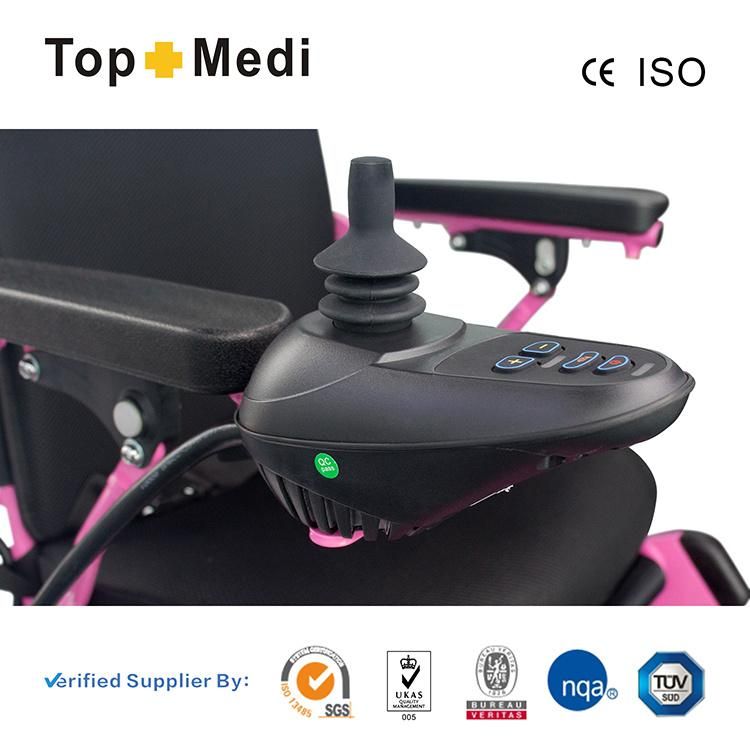 Light Folding Handicapped Air Flight Electric Power Wheelchair for Travel