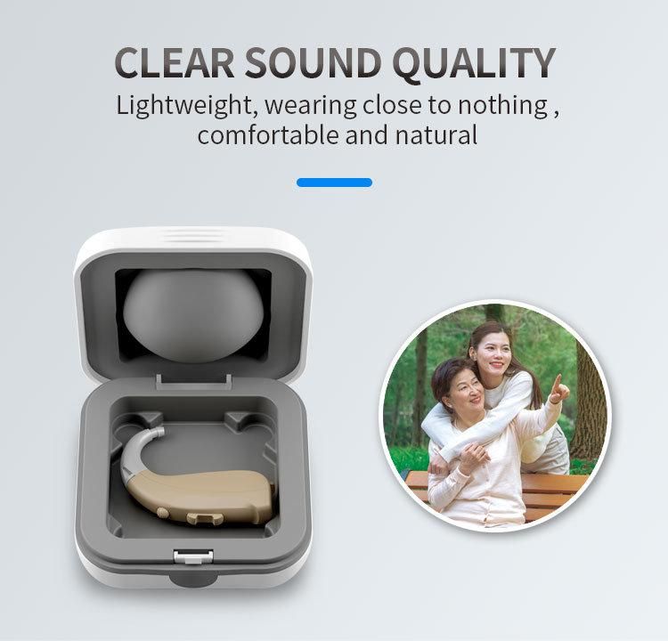 Behind The Ear Digital Hearing Aid Sound Amplifier
