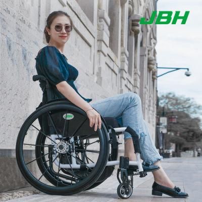 Hot Sale Light Quick Release Manual Foldable Large Wheel S002 Sports Wheelchair