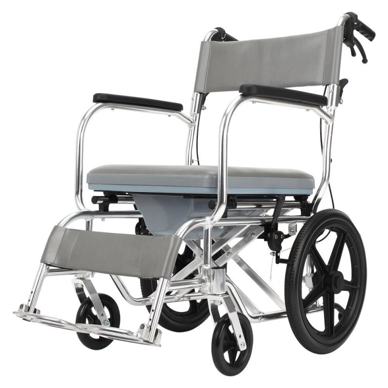 High End Aluminum Hot Selling Multi Function Wheelchair Made in China with Anti-Tippers