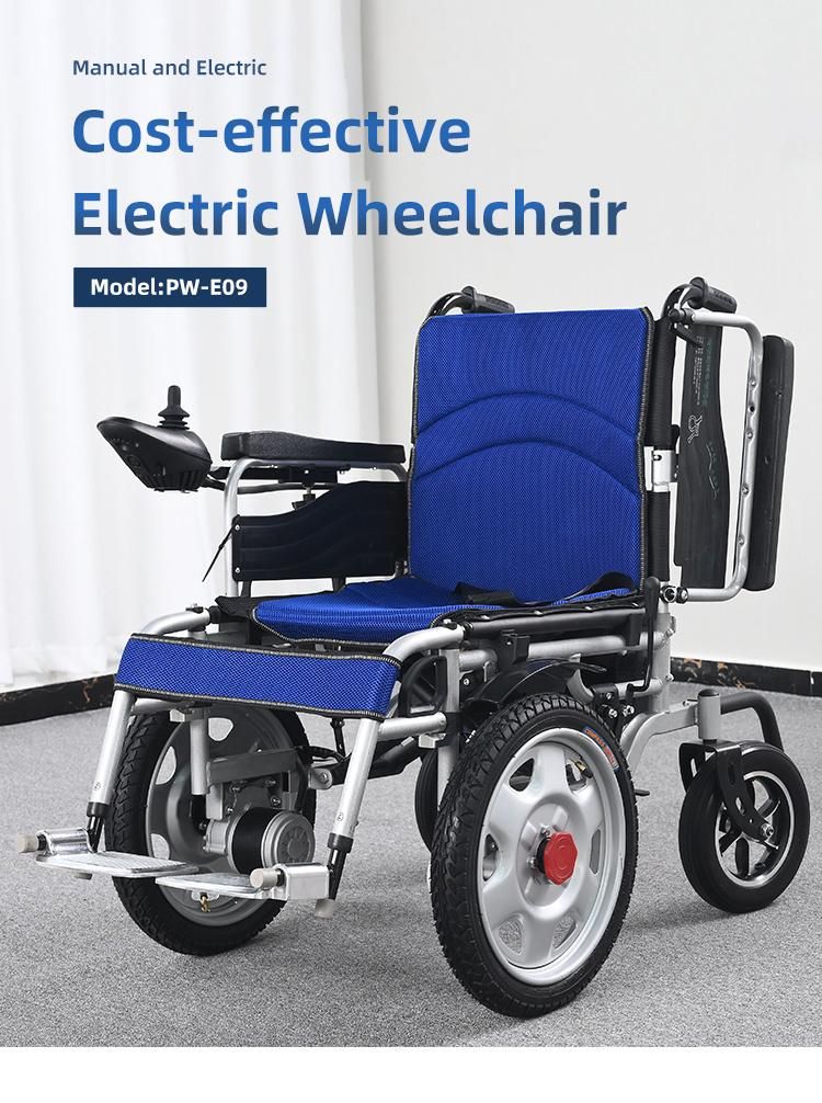 Electric Wheelchair Foldable Wheelchair Portable for Elderly Care Direct Manufacturer
