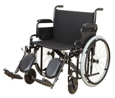 Customized Reclining Aluminium Steel Wheelchair with All Terrain Tyre