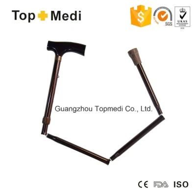 Topmedi Detachable Aluminum Folding Crutch Walking Stick Cane