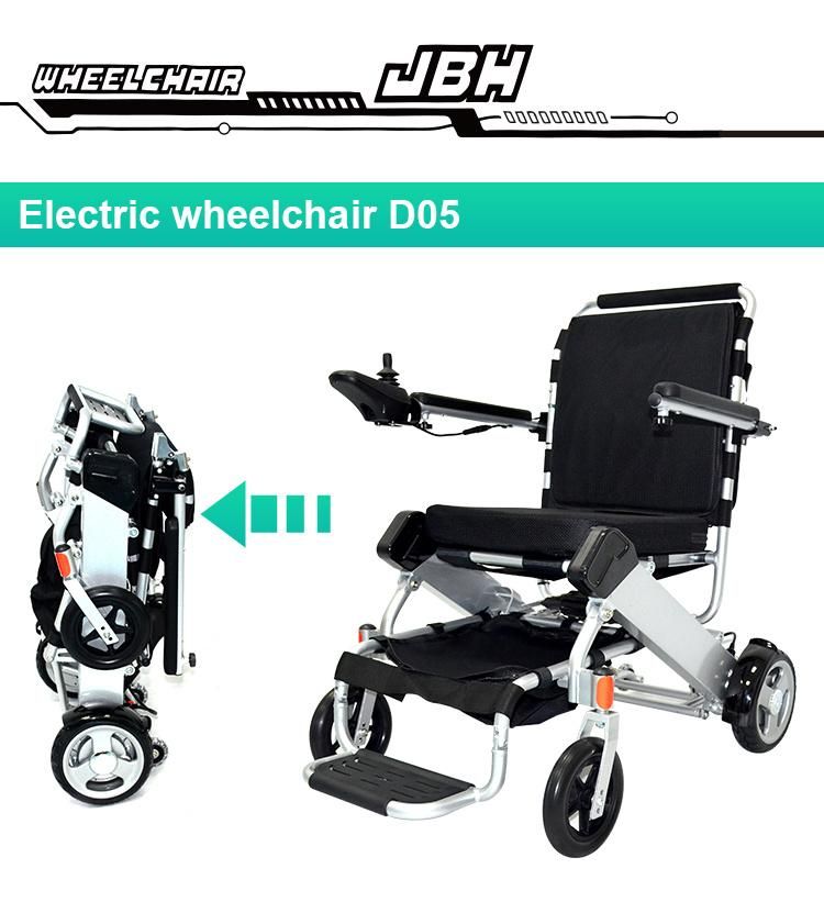 Jbh Folding Electric Wheelchair with Lithim Battery D05