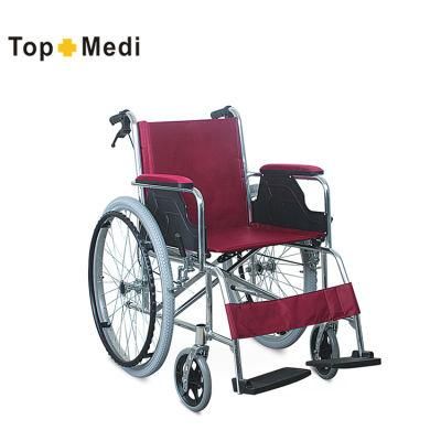 Aluminum Chair Rehabilitation Portable Lightweight Folding Manual Wheelchair