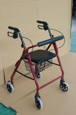 CE ISO Approved Standard Package Jiangsu Medical Equipment Aluminum Walker Rollator